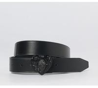 KURT GEIGER LONDON Eagle Leather Belt with Jewelled Buckle - Size: ML - female