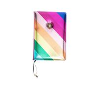 Kurt Geiger London Eagle striped notebook - Pink One Size