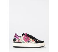 KURT GEIGER LONDON Floral Print Canvas and Suede Sneakers - Size: 36 - female
