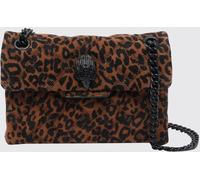 KURT GEIGER LONDON Kensington Animalier Quilted Suede Mini Bag - Size: OS - female
