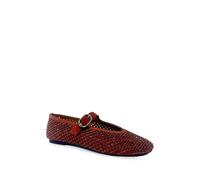 Kurt Geiger London Mayfair crystal-embellished buckle-fastening ballet flats - Red 36-36.5-37-38-39-40-41