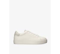 Kurt Geiger London Mens Kurt Geiger London Laney2 Foil-Logo Leather Low-Top Trainers White Eur 40 / 6 UK Men