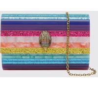 KURT GEIGER LONDON Party Eagle Multicolour Striped Acrylic Mini Bag - Size: OS - female