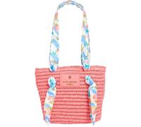 Kurt Geiger London Small Scarf Raffia Bucket Tote