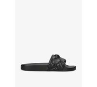 Kurt Geiger London Womens Black Meena Eagle-embellished Faux-leather Flat Sandals Eur 38/5 Uk Women