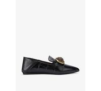 Kurt Geiger London Womens Kurt Geiger London Chelsea Eagle-Embellished Flat Patent-Leather Loafers Black Eur 41 / 8 UK Women