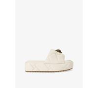 Kurt Geiger London Womens Kurt Geiger London Kensington Puff Flatform Leather Sandals Bone Eur 40 / 7 UK Women