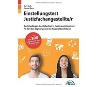 Kurt Guth Marcu Einstellungstest Justizfachangestellter: Rechtspfleg (Paperback)