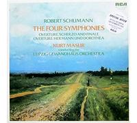 Kurt Masur und das Gewandhausorchester Leipzig - Schumann: The Four Symphonies (& Overtures op. 52 & 136) [Vinyl Schallplatte] [3 LP Box-Set]