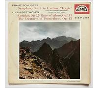 Kurt Redel, Czech Philharmonic Orchestra - Franz Schubert: Symphony No. 4 in C Minor Tragic, L. van Beethoven: Coriolan, Op. 62, Ruins Of Athens, Op. 113, The Creatures Of Prometheus, Op. 43 (Overtures) [LP]