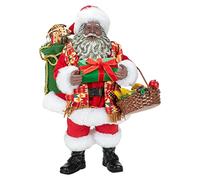 Kurt S. Adler 12-Inch Fabriché Kwanzaa Santa