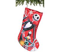 Kurt S. Adler 19" Nightmare Before Christmas Jack & Sally Satin Stocking Standard