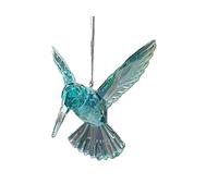 Kurt S. Adler 4" ACRYLIC IRRIDESCENT HUMMINGBIRD ORN 3/ASSTD COLORS