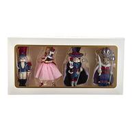 Kurt S. Adler 5.25-Inch Nutcracker Suite Ornament Set, 4 Piece Set