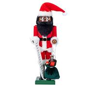 Kurt S. Adler African American Santa Nutcracker, 15-Inch, Multi-Colored