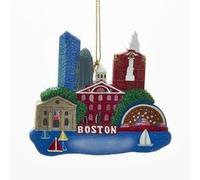Kurt S. Adler Boston Massachusetts Scene Christmas Tree Ornament Charles River USA A1652 New