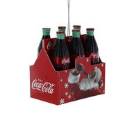Kurt S. Adler Coca Cola Six Pack of Bottles Carton Christmas Tree Ornament Coke CC2145 New