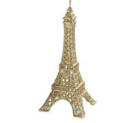 Kurt S. Adler French Eiffel Tower Gold Acrylic Christmas Ornament