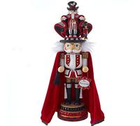 Kurt S. Adler Hollywood Nutcrackers Hollywood Drosselmeyer Hat Nutcracker, 18-Inch, Multicolored