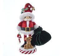 Kurt S. Adler Hollywood Nutcrackers Nutcracker, velvet Resin Wood, Multicolored, 12-Inch