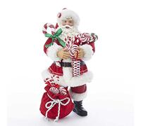 Kurt S. Adler, Inc. C7493 Kurt Adler 10.5" Santa with Candy & Sack Figure
