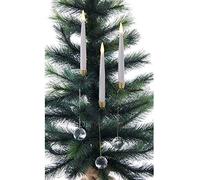 Kurt S. Adler Inch Candle with Faceted Glass Weight Remote Control, 10-Piece Novelty Light Set, Multi, Count
