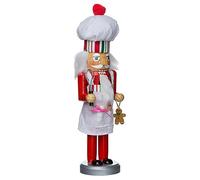 Kurt S. Adler Kurt Adler 10-Inch Wooden Chef Nutcracker, Wood, Red, 10 inches