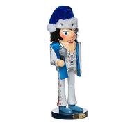 Kurt S. Adler Kurt Adler 11-Inch Elvis King of Spades Nutcracker, Wood, Blue