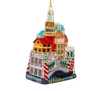 Kurt Adler C7569 5" Venice Cityscape Glass Ornament