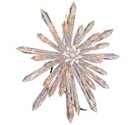 Kurt S. Adler Kurt Adler UL 30-Light Crystal Snowflake Treetop, Brown