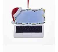 Kurt S. Adler Laptop with Santa Hat Christmas Tree Ornament W8271 New