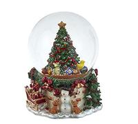 Kurt S. Adler Musical Christmas Tree Water Globes, 120MM, Multi-Colored