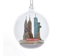 Kurt S. Adler New York City Landmark Glass Ball Christmas Tree Ornament C8948NY New