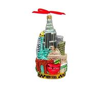 Kurt S. Adler Noble Gems New York City Glass Cityscape Christmas Ornament C4055 Decoration New