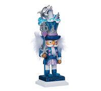 Kurt S. Adler Nutcracker, Wood, Blue, White, 12-Inch