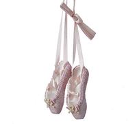 Kurt S. Adler Pink Glitter Ballet Shoes Christmas Tree Ornament T1483 New