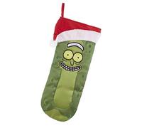 Kurt S. Adler Rick & Morty Pickle Rick Stocking w/Santa Hat Standard