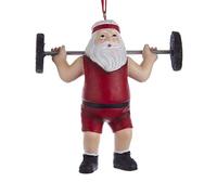 Kurt S. Adler Santa Weightlifter Ornament A1861 New