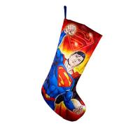 Kurt S. Adler Superman Red Printed 19 inch Satin Decorative Hanging Stocking