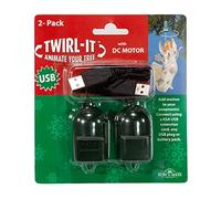 Kurt S. Adler USB 2 Pack Twirl-Its with DC Motor