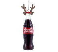 Kurt S. Adler YAMCC1151 Coca-Cola Antlers Bottle Ornament, 4.5", Red