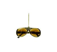 Kurt S. Adler YAMEP2903 Elvis Presley Sunglasses Ornament, 3.5", Gold,