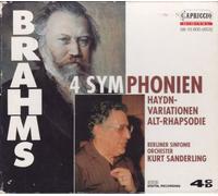 Kurt Sanderling, Berlin Symphony Orch. - Brahms - Complete Symphonies Nos 1-4 /Haydn Variations/Alto Rhapsody [IMPORT]