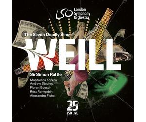 Kurt Weill : Weill: The Seven Deadly Sins CD Hybrid (2025) NEW Great Value
