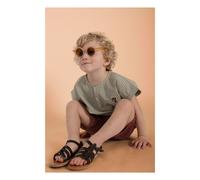 Kurta Hemmed Blouset Organic Linen Green 12 months