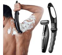 kurtmark Mens Back Shaver with Long Handle，Multifunctional Self-Service Electric Back Hair Razor with Detachable Handle, Trimmer for Men with Back Attachment for Wet and Dry Use