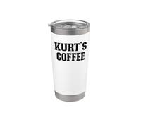 Kurt's Coffee Kurt Name Personalized Stainless Steel Insulated Tumbler