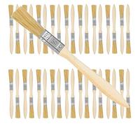 Kurtzy 0.5 Inch/12.7mm Chip Paint Brushes (36 Pack) - Professional Wooden Handle Paint Brush Set for Paint, Stains, Varnishes, Glues and Home DIY Beige