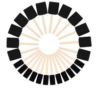 Kurtzy Foam Paint Brushes (24 Pack) - Two Sizes - Wood Handle Sponge Paint Brush Set - Painting Tool for Acrylics, Oils, Stains & Watercolours - Arts & Craft Supplies