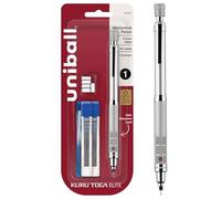 Kuru Toga Elite Mechanical Pencil Starter Kit, 0.5mm, HB #2, Silver Barrel, 1 Count